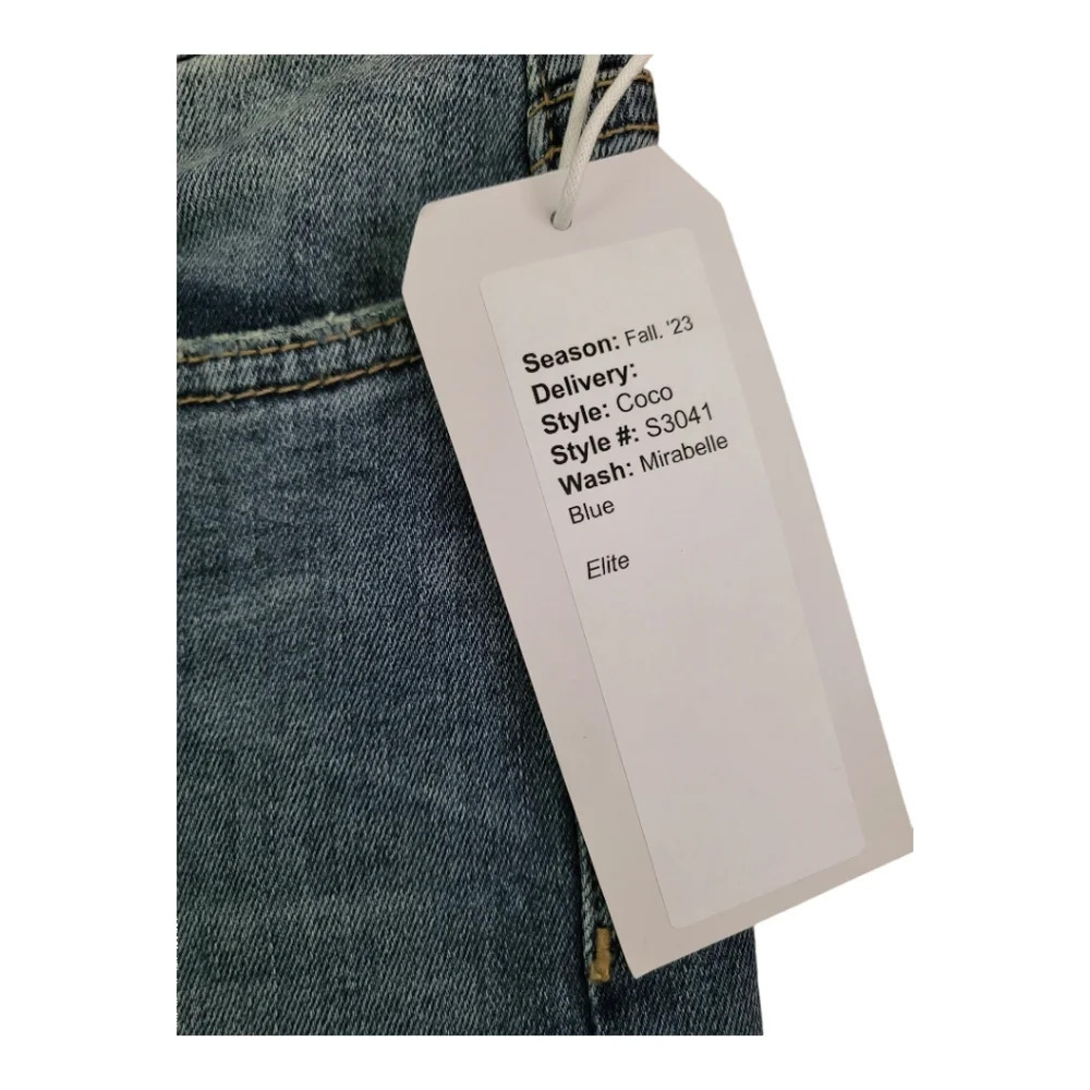 Fidelity Coco patchwork flared jeans Womens Size … - image 4